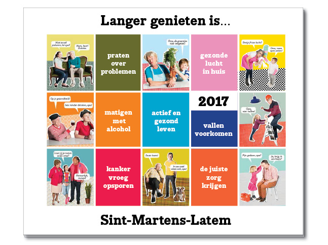 elkaar Omhoog passie Kalender senioren 'Langer genieten is…' Kalenderjaar 2019 (aan te kopen) |  Logo Gezondplus